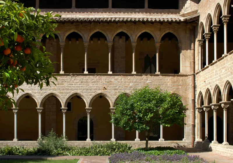 El jardí medieval del monestir de Pedralbes