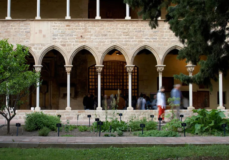 El jardí medieval del monestir de Pedralbes