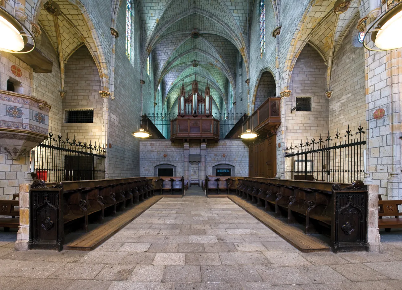 La sillería de los frailes de la nave central