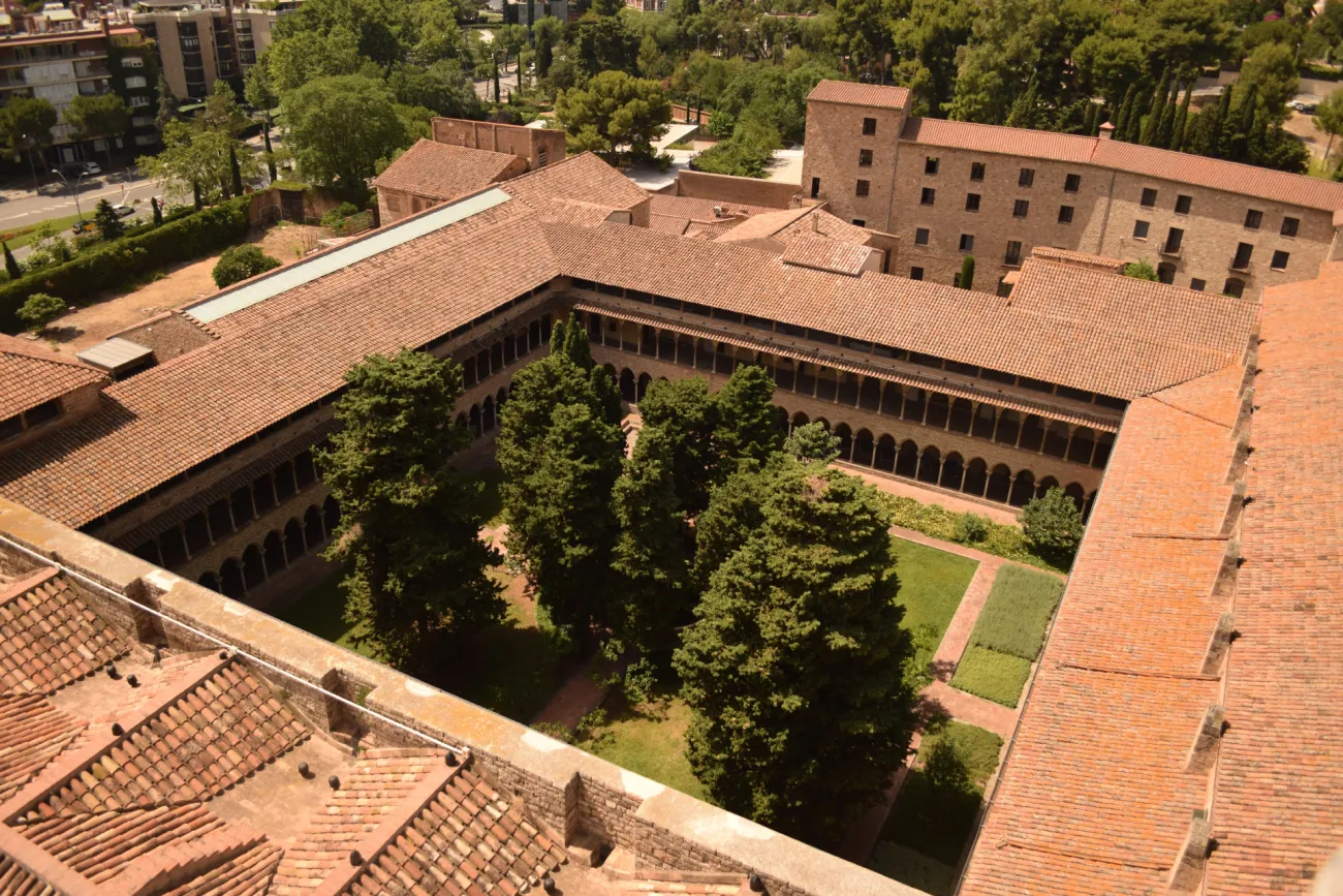 Vista aèria del claustre