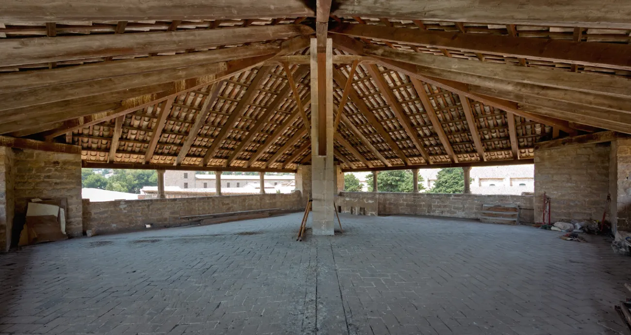 La cubierta de la sala capitular