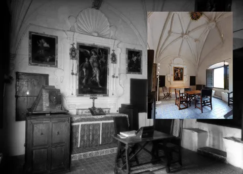 El interior de la celda de San Rafael