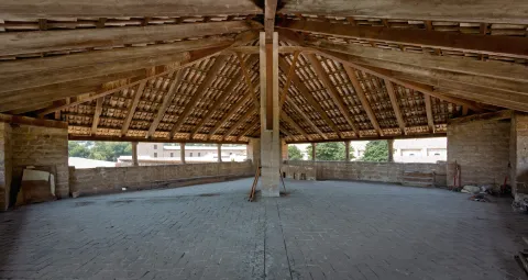 La cubierta de la sala capitular