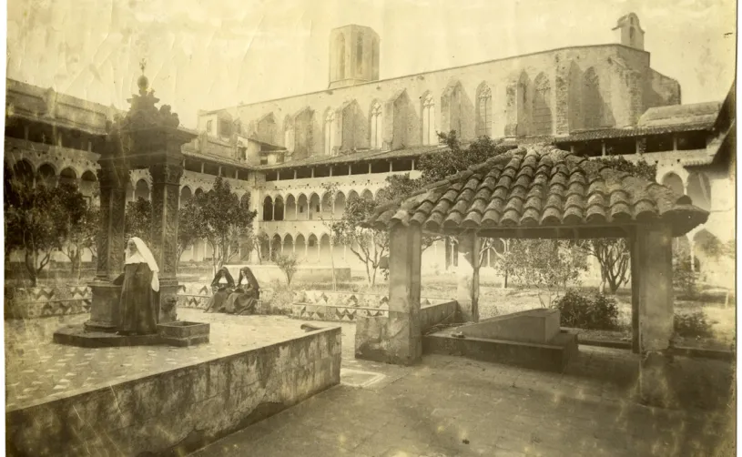 Fotografia antiga del monestir